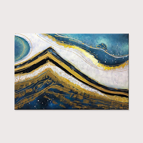 

Oil Painting Hand Painted Horizontal Abstract Modern Rolled Canvas (No Frame)