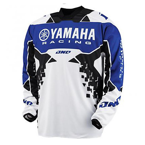 

Motorcycle Jersey 16 Yamaha racing speed surrender T-shirt summer long sleeve top motorcycle mountain bike cross-country speed surrender