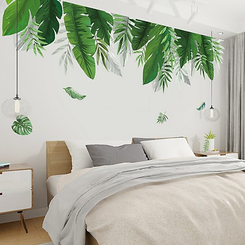 

Floral / Botanical Wall Stickers Plane Wall Stickers Decorative Wall Stickers, PVC Home Decoration Wall Decal Wall Decoration 1pc