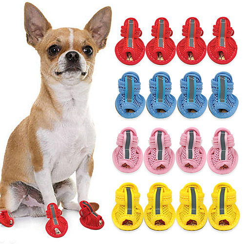 

Cat Dog Boots / Shoes For Pets PU Leather Yellow / Summer