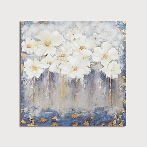 

Oil Painting Hand Painted - Floral / Botanical Modern Stretched Canvas