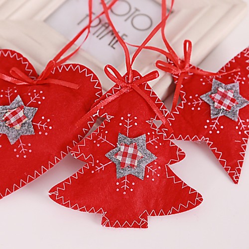 

Christmas Ornaments Holiday Cotton Fabric Mini Cartoon Christmas Decoration