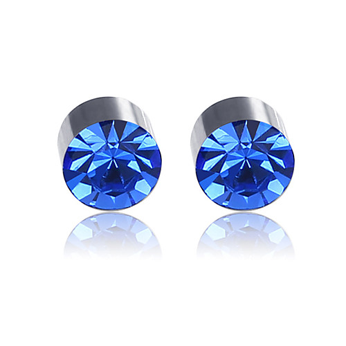 

Men's Women's Earrings Classic Mini Earrings Jewelry Black / Black / White / Navy For Christmas Party Anniversary Carnival Festival 1 Pair