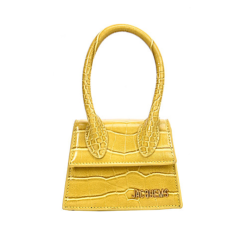 

Women's Zipper PU Top Handle Bag Solid Color White / Blushing Pink / Yellow
