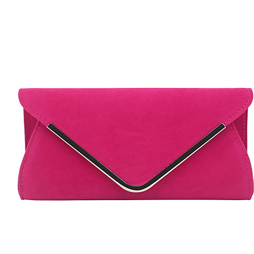 

Women's Bags Velvet Evening Bag Solid Color Party Daily Evening Bag Wedding Bags White Black Red Blushing Pink