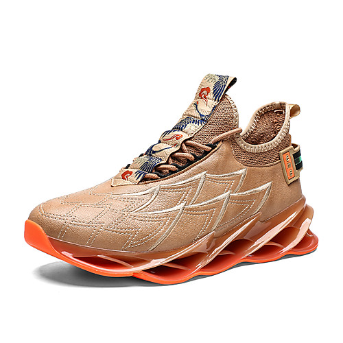 

Men's Fall / Spring & Summer Daily Outdoor Trainers / Athletic Shoes Running Shoes / Walking Shoes Synthetics Breathable Non-slipping Shock Absorbing Black / Beige