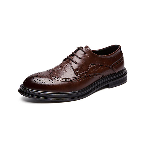 

Men's Oxfords Formal Shoes Party & Evening Office & Career PU Black Brown Fall