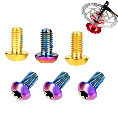 

Screws For Road Bike / Mountain Bike MTB Titanium Alloy Anti-Slip / High Strength / Easy to Install Cycling Bicycle Gold Camouflage Dark Gray