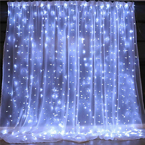 

3x3m LED Curtain String Lights Christmas Fairy Lights garland Home Decorative Lights for WeddingPartyGarden Decoration