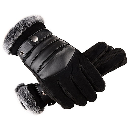 

Men's Basic Fingertips Gloves - Solid Colored