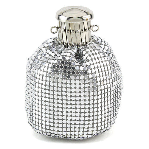 

Women's Sequin Alloy Coin Purse Solid Color Black / Gold / Silver