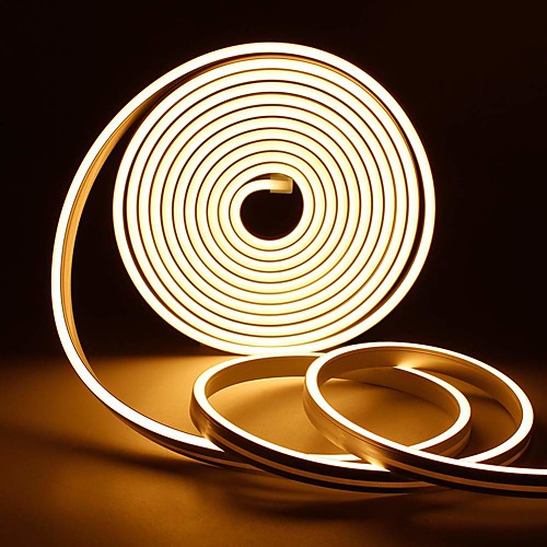 

1pc 1m 12V Silicone LED Neon Rope Lights Flexible Waterproof Strip Lights for DIY Indoor Outdoor Decorative Signs Letters
