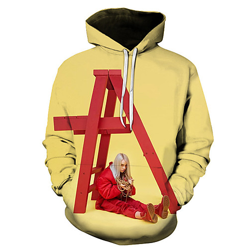 

Inspired by Cosplay Billie Eilish Cosplay Costume Hoodie Pure Cotton Print Printing Fancy Hoodie For Men's / Women's