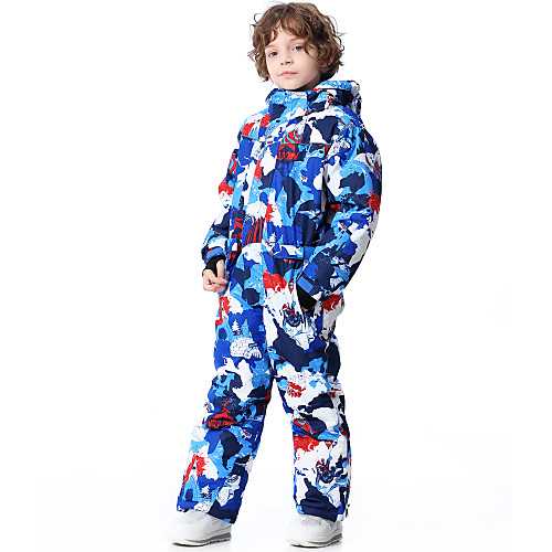 

Boys' Girls' Ski Suit Camping / Hiking Snowboarding Winter Sports Thermal Warm Waterproof Windproof Polyster Tracksuit Ski Wear / Kids
