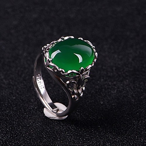 

Diana Princess Kate wedding ring adjustable natural Royal emerald ring white gold accessory female engagement ring