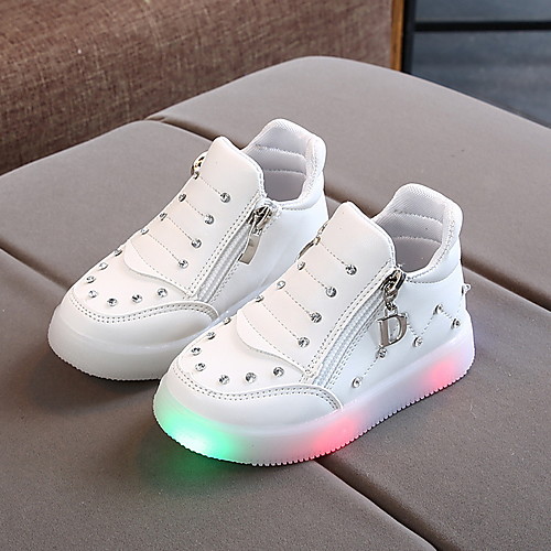 

Boys' / Girls' LED / Comfort / USB Charging Synthetics Sneakers Little Kids(4-7ys) Luminous White / Red / Pink Winter