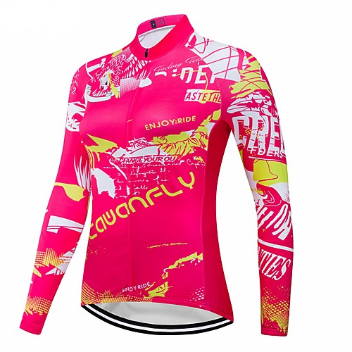 

CAWANFLY Women's Short Sleeve Cycling Jersey Red / Yellow Geometic Bike Jersey Top Mountain Bike MTB Road Bike Cycling Breathable Quick Dry Back Pocket Sports Clothing Apparel / Advanced / Expert