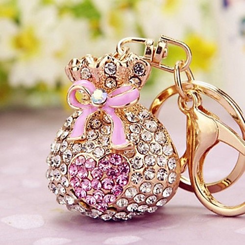 

Keychain Novelty Rhinestone Zinc Alloy Unisex Toy Gift