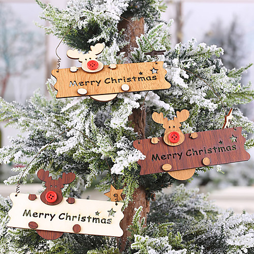 

Christmas Tree Decoration Wood 1 Piece Christmas