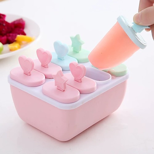 

Popsicle Molds Sets With 8 Pieces Silicone DIY Ice Pop Molds