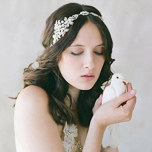 

Silk / Alloy Headbands with Bandage 1 Piece Wedding / Party / Evening Headpiece