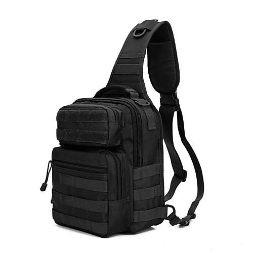 

2 L Hiking Sling Backpack Wearable YKK Zipper Outdoor Running Hiking Camping Oxford Black Army Green Camouflage