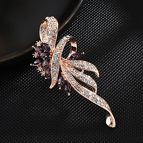 

Women's Brooches Korean Brooch Jewelry Purple Blue For Party Festival