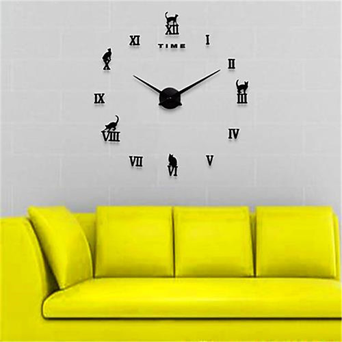 

Wall Clock,Modern Contemporary DIY Acrylic Round Indoor 70140cm(28"55")
