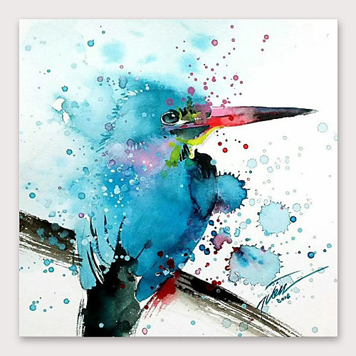 

Oil Painting Hand Painted Square Abstract Modern Stretched Canvas