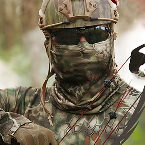 

Men's Neck Gaiter Neck Warmer Neck Tube Outdoor Windproof Breathable Quick Dry Stretchy Spring Fall Winter Camo Hunting Fishing Cycling / Bike Black Jungle camouflage Camouflage