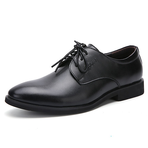 

Men's Leather Shoes Nappa Leather Winter Oxfords Black / Brown / Party & Evening