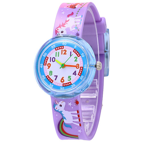 

Kids Sport Watch Analog Quartz Animal Pattern Fashion Chronograph Cute Adorable / One Year / Silicone