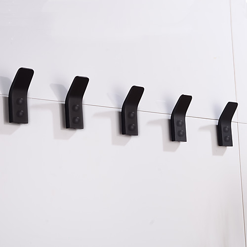 

Bathroom Clothes Hook Creative Black Living Room Coat Hook Bedroom Wall Clothes Hook