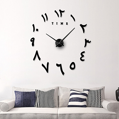 

Wall Clock,Modern Contemporary DIY Acrylic Round Indoor 70140cm(28"55")