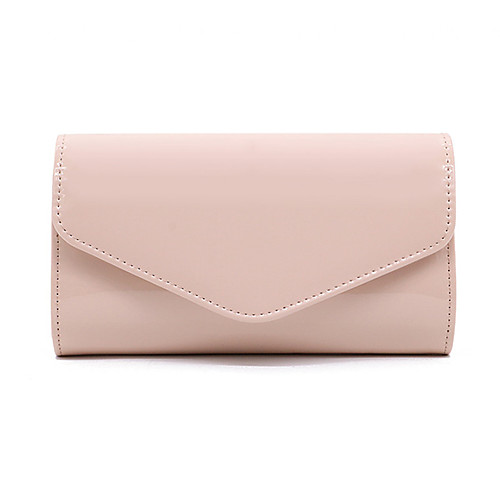 

Women's Bags PU Leather Card Paper Evening Bag Chain Solid Color Party Wedding Event / Party Evening Bag 2021 Handbags White Black Red Blushing Pink