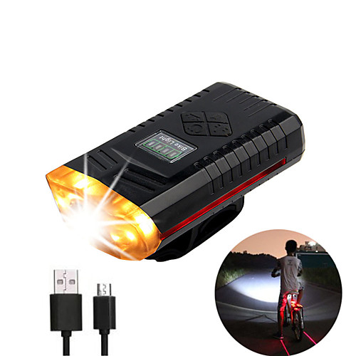 

LED Bike Light Front Bike Light Safety Light Bicycle Cycling Portable Adjustable Durable Lightweight 500 lm USB Port White Camping / Hiking / Caving Cycling / Bike