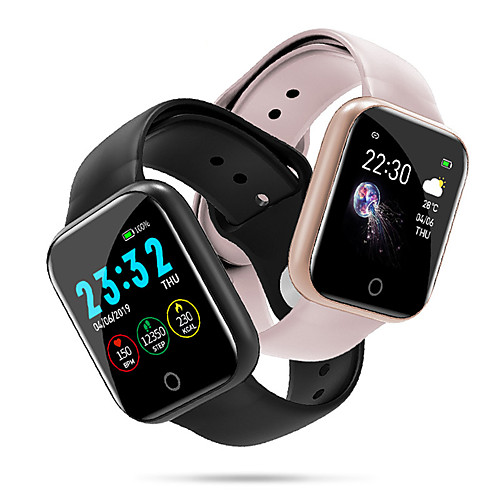 

Couple's Smartwatch Fashion Black Silver Pink Silicone Chinese Digital Pink Black Silver Heart Rate Monitor Bluetooth Smart 30 m 1 pc Digital One Year Battery Life