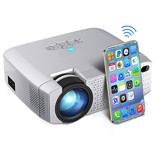 

D40W LED Mini Projector Video Beamer for Home Cinema 1600 Lumens Support HD Wireless Sync Display For iPhone/Android Phone D40W