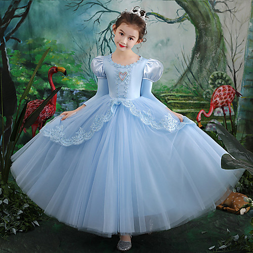 

Princess Cinderella Dress Masquerade Flower Girl Dress Girls' Movie Cosplay A-Line Slip Cosplay Halloween Purple / Light Purple / Pink Dress Halloween Carnival Masquerade Tulle Polyester