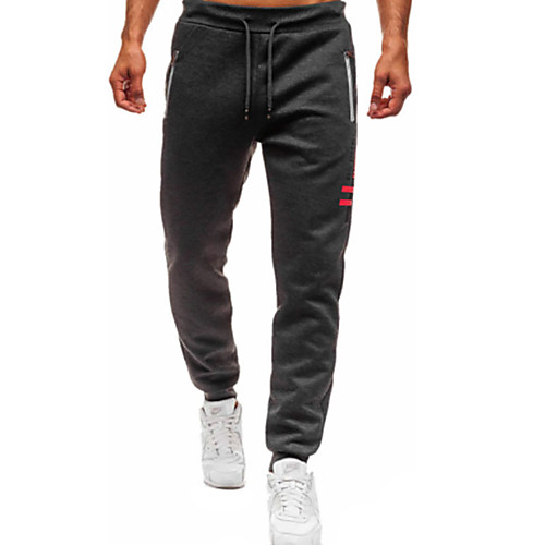 

Men's Street chic Cotton Chinos Sweatpants Pants - Solid Colored Black Red Dark Gray US32 / UK32 / EU40 / US34 / UK34 / EU42 / US36 / UK36 / EU44 / Drawstring