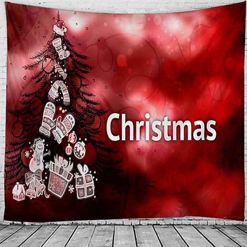 

Christmas / Classic Theme Wall Decor 100% Polyester Classic / Fantasy Wall Art, 150100 cm Decoration