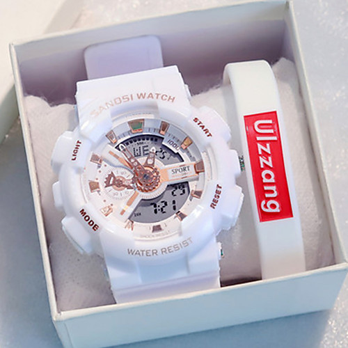

Men and Women Sport Watch Analog - Digital Quartz Outdoor Chronograph Cute Cool / One Year / Rubber