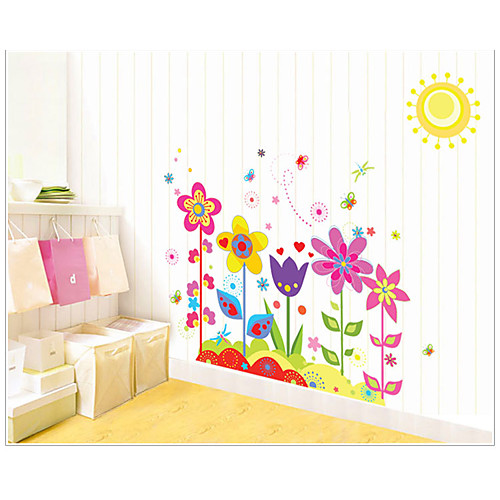 

AY708 romantic colorful sun flower home children's room kindergarten bedroom background decoration removable stickers 5070CM