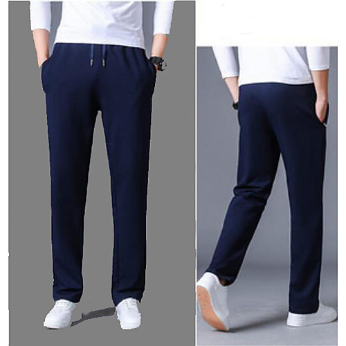 

Men's Running Pants Track Pants Sports Pants 1 pc Sports Pants / Trousers Running Exercise & Fitness Casual / Daily Plus Size Simple