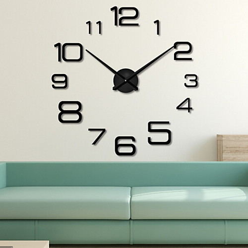 

Wall Clock,Modern Contemporary Stainless steel Irregular Indoor