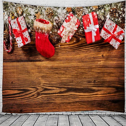 

Christmas / Classic Theme Wall Decor 100% Polyester Classic / Fantasy Wall Art, 150100 cm Decoration