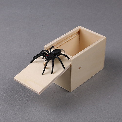 

Practical Joke Gadget Halloween Toys Spider Toys Stress and Anxiety Relief Wooden 1 pcs Kid's Adults All Toy Gift