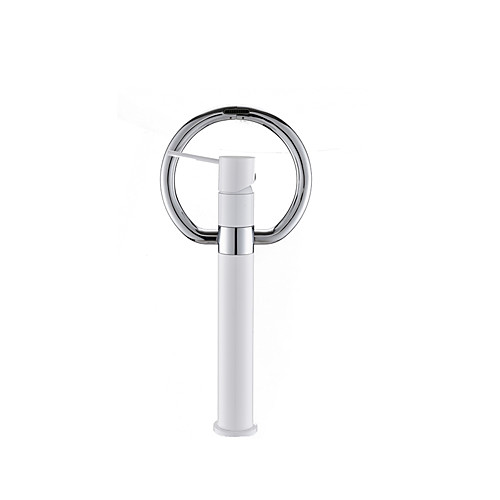 

Bathroom Sink Faucet - Rotatable Painted Finishes Mount Outside Single Handle One HoleBath Taps
