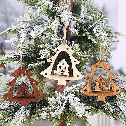

Christmas Tree Decoration Wood 1 Piece Christmas