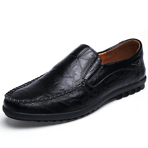 

Men's Comfort Shoes PU Fall & Winter Loafers & Slip-Ons Yellow / Brown / Black
